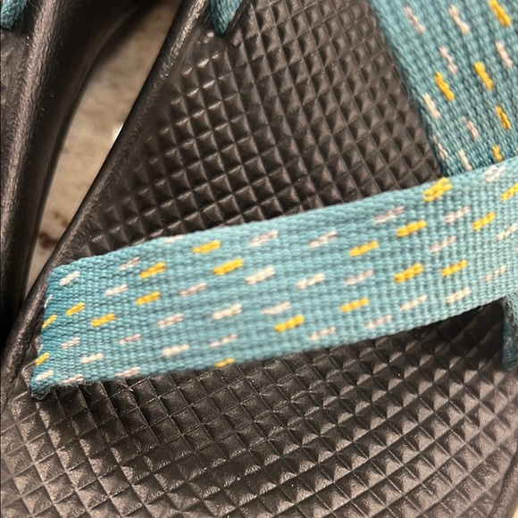 Chaco Teal and Black Sandals - Picture 3 of 7